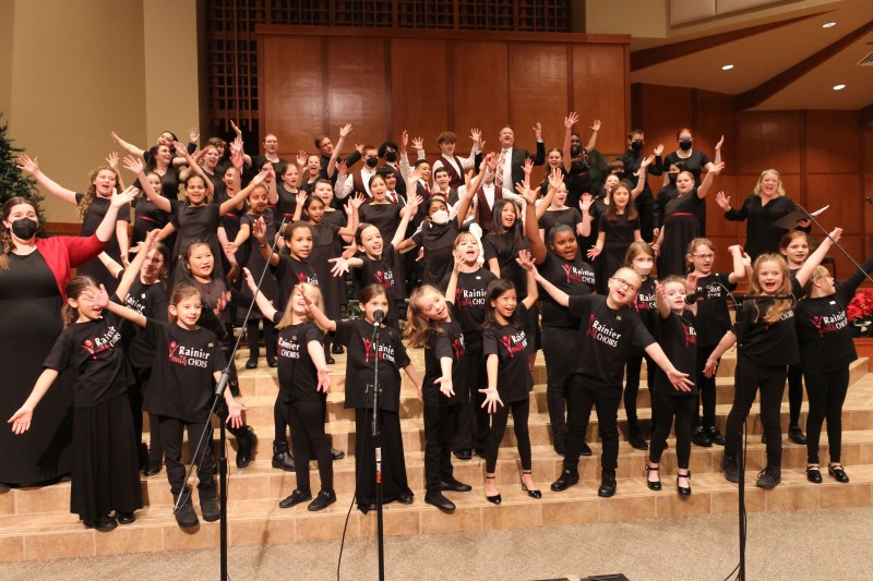 Rainier Youth Choirs. December 2022 Finale